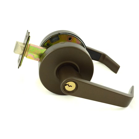 Yale Commercial Office Entry Augusta Lever Grade 2 Cylindrical Lock with Para Keyway, MCD234 Latch, and AU4607LN613E